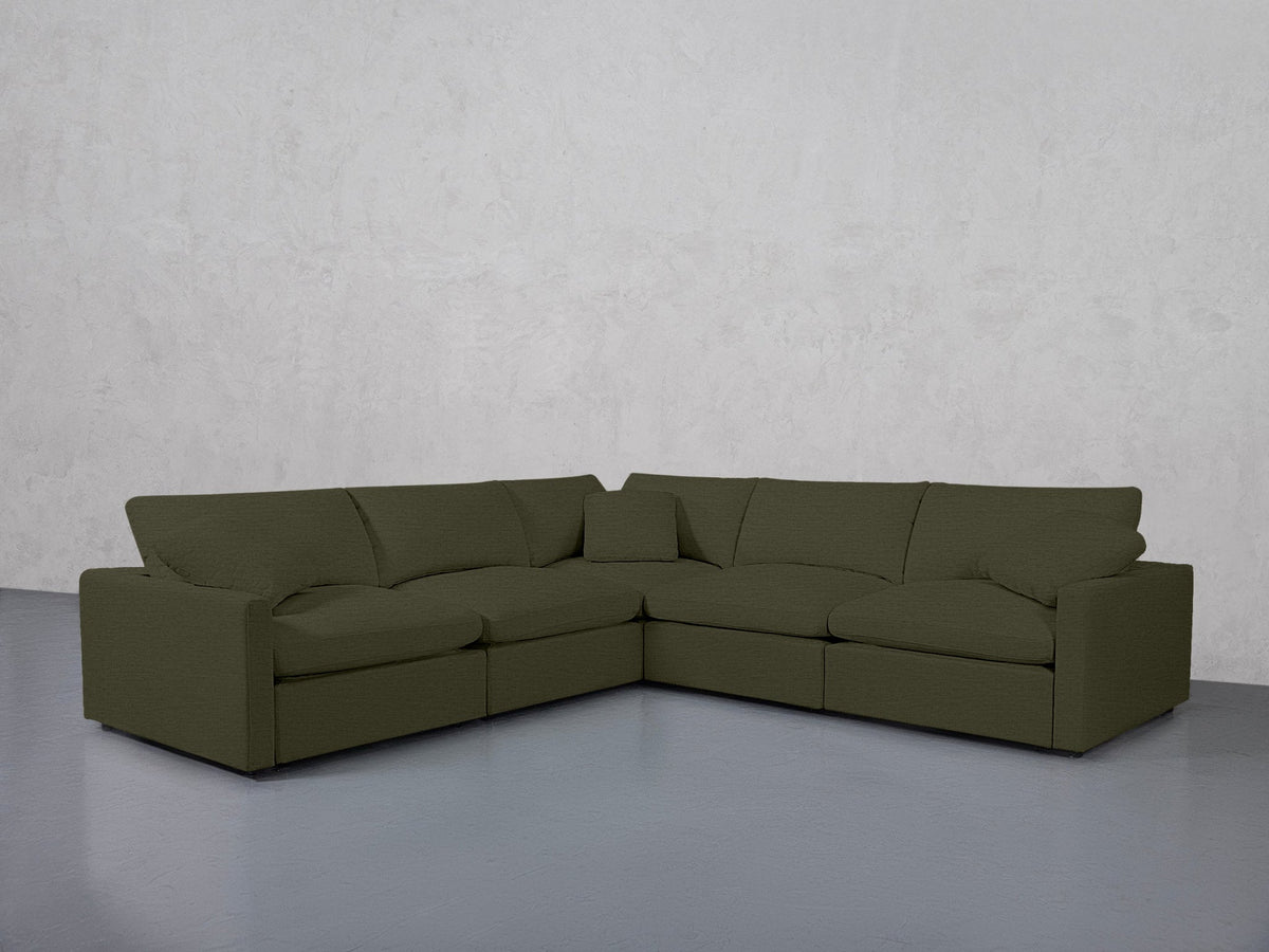 5-Seat Modular Corner Sectional (Thin Arms) - 7th Avenue