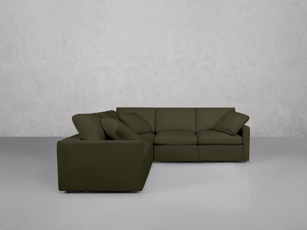 5-Seat Modular Corner Sectional (Thin Arms) - 7th Avenue