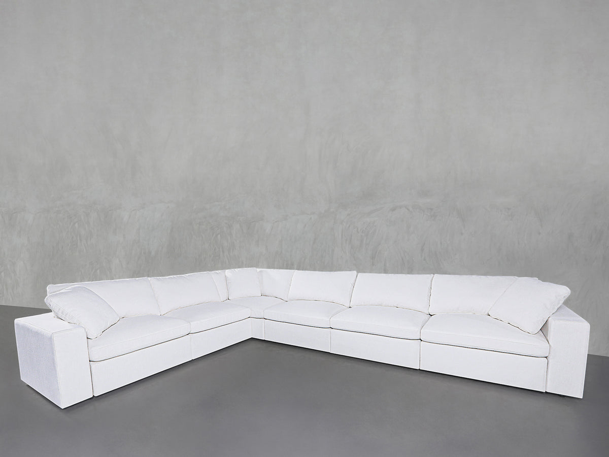6-Seat Modular Corner Right Sectional