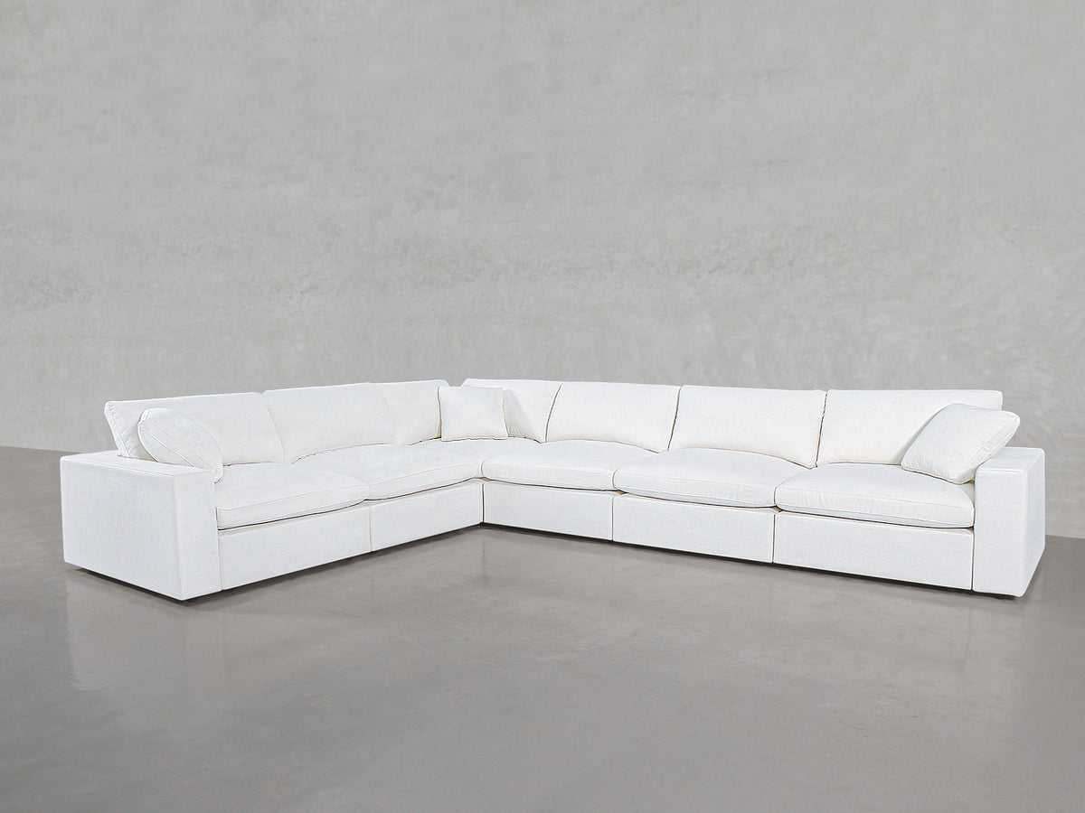6-Seat Modular Corner Right Sectional