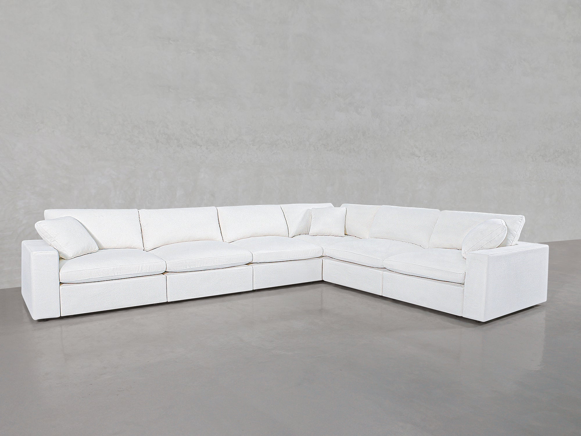 6-Seat Modular Corner Right Sectional