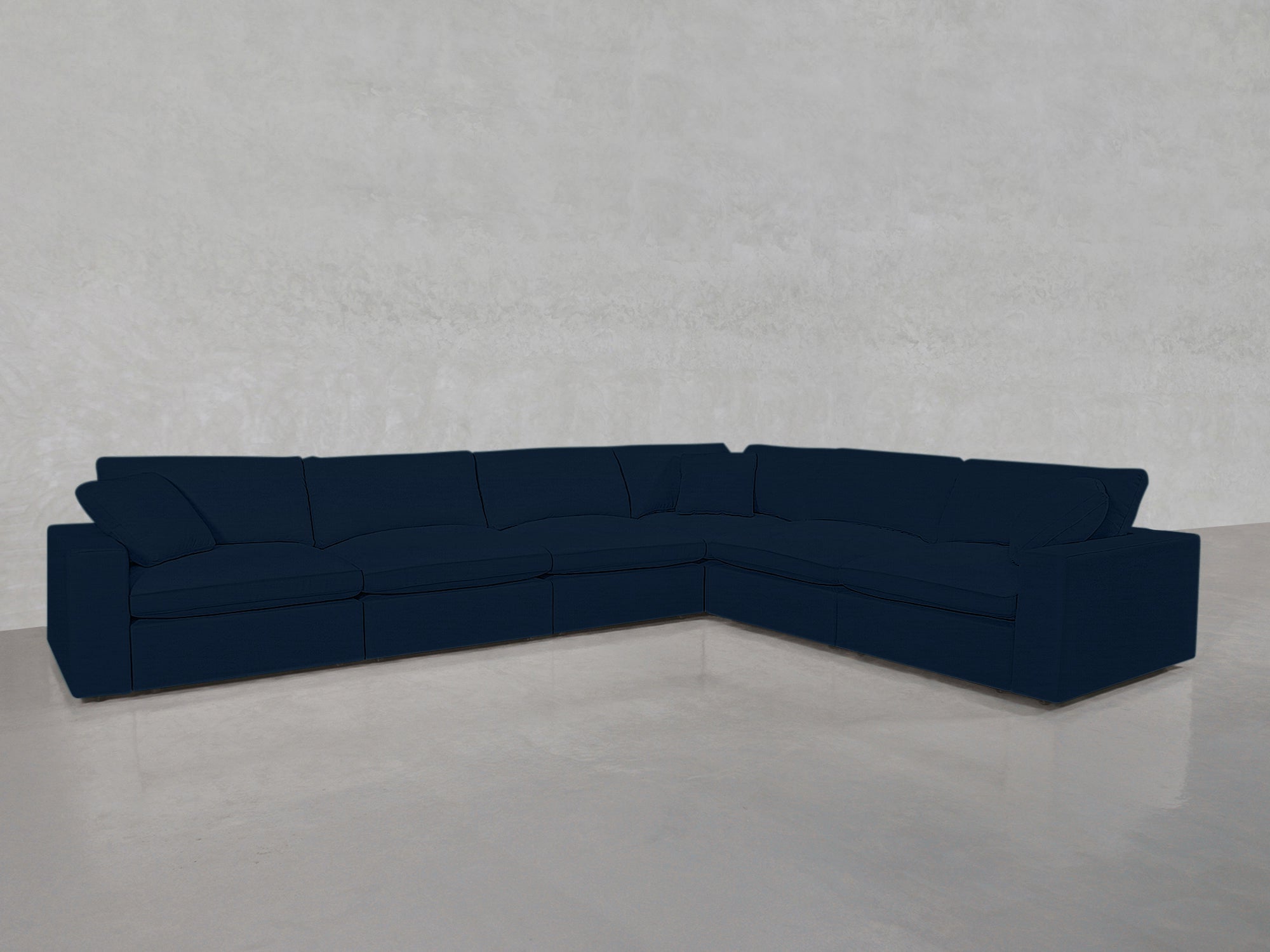6-Seat Modular Corner Right Sectional