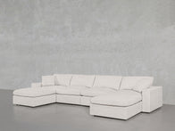 6-Seat Modular Double Chaise Sectional