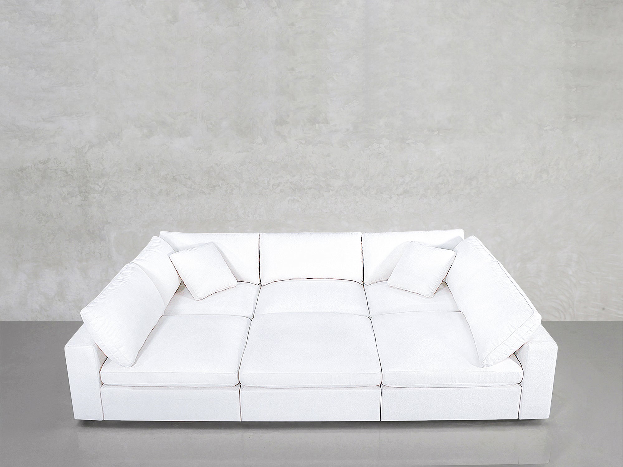 6-Seat Modular Pit Sofa Sectional | 7th Avenue