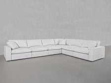6-Seat Modular Corner Right Sectional
