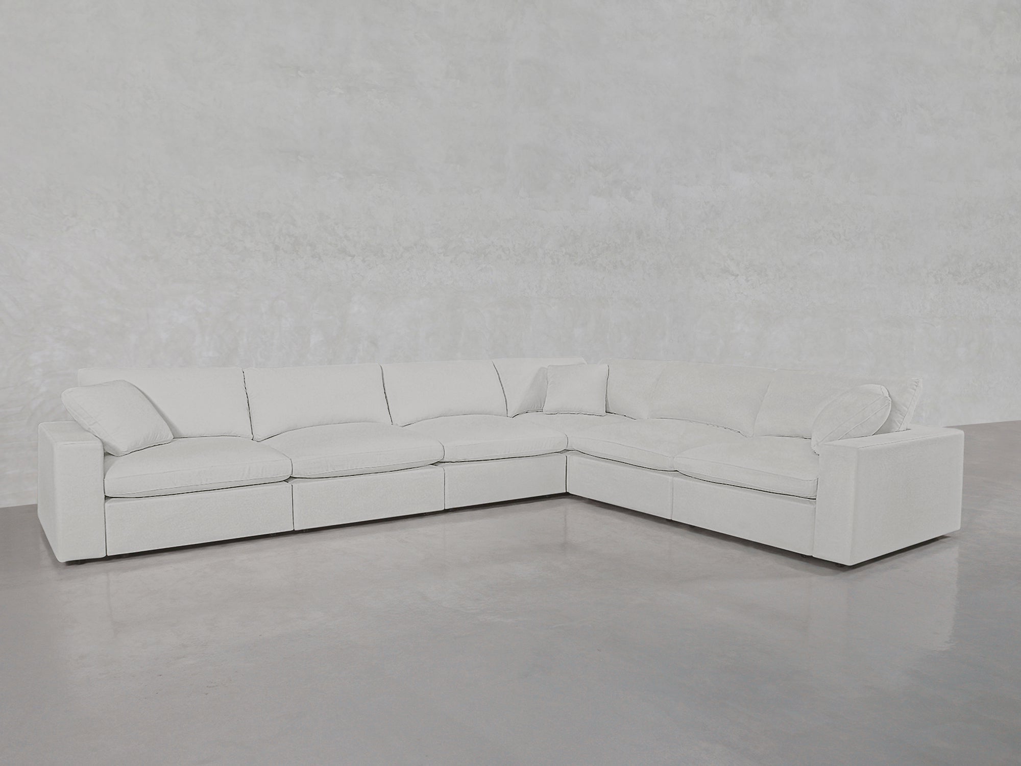 6-Seat Modular Corner Right Sectional