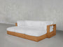 6-Seat Modular Daybed Teak Outdoor