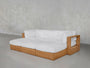 6-Seat Modular Daybed Teak Outdoor