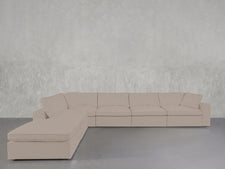 6-Seat Modular Corner Lounger Sectional