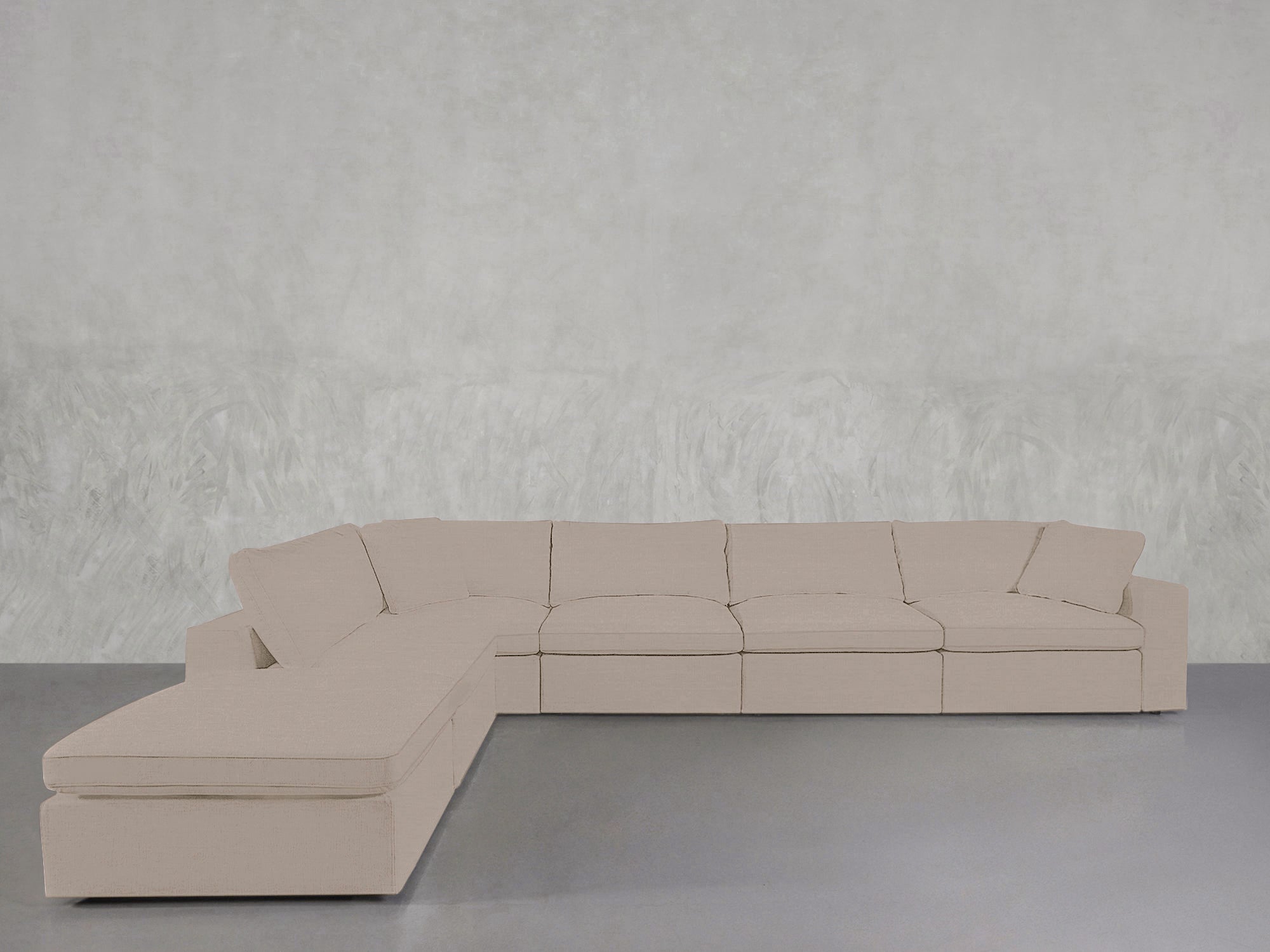 6-Seat Modular Corner Lounger Sectional