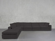 6 - Seat Modular Corner Lounger Sectional - 7th Avenue