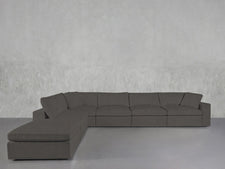 6 - Seat Modular Corner Lounger Sectional - 7th Avenue
