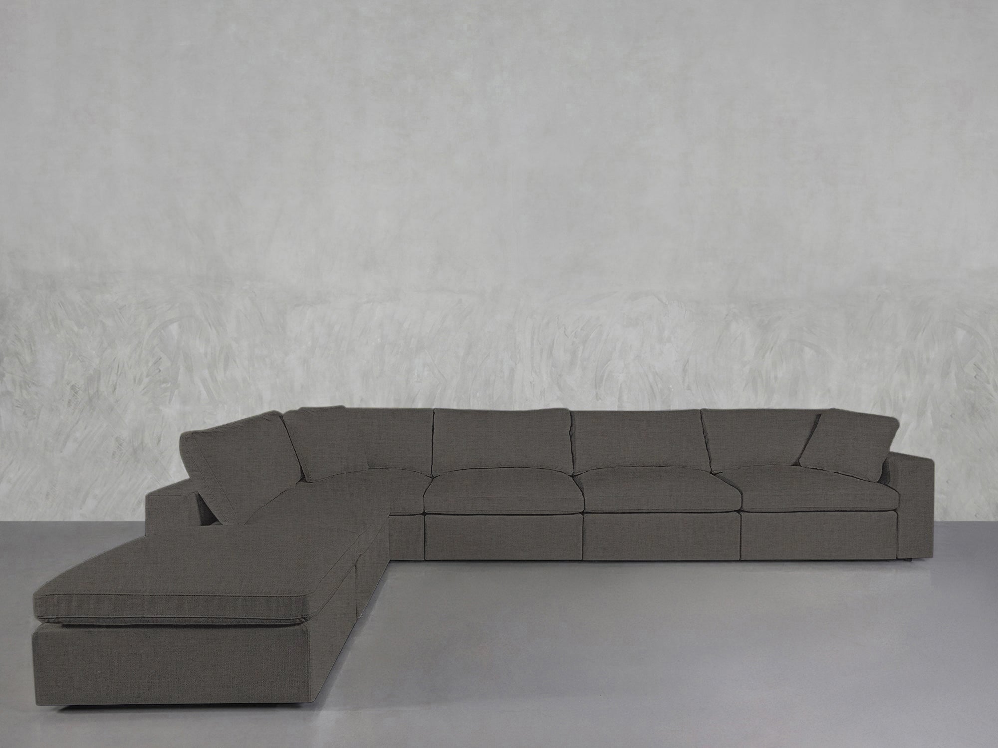 6 - Seat Modular Corner Lounger Sectional - 7th Avenue