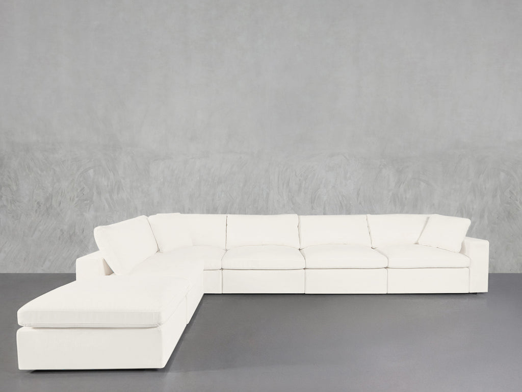 6-Seat Modular Corner Lounger Sectional