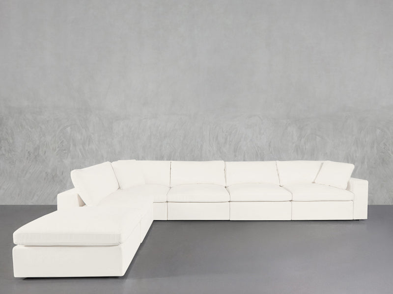 6-Seat Modular Corner Lounger Sectional