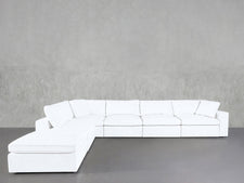 6 - Seat Modular Corner Lounger Sectional - 7th Avenue