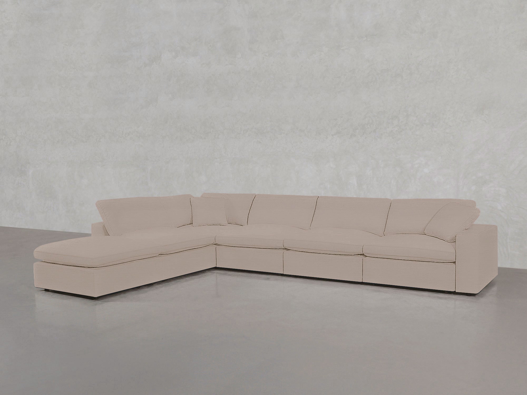 6-Seat Modular Corner Lounger Sectional
