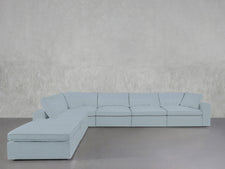 6 - Seat Modular Corner Lounger Sectional - 7th Avenue