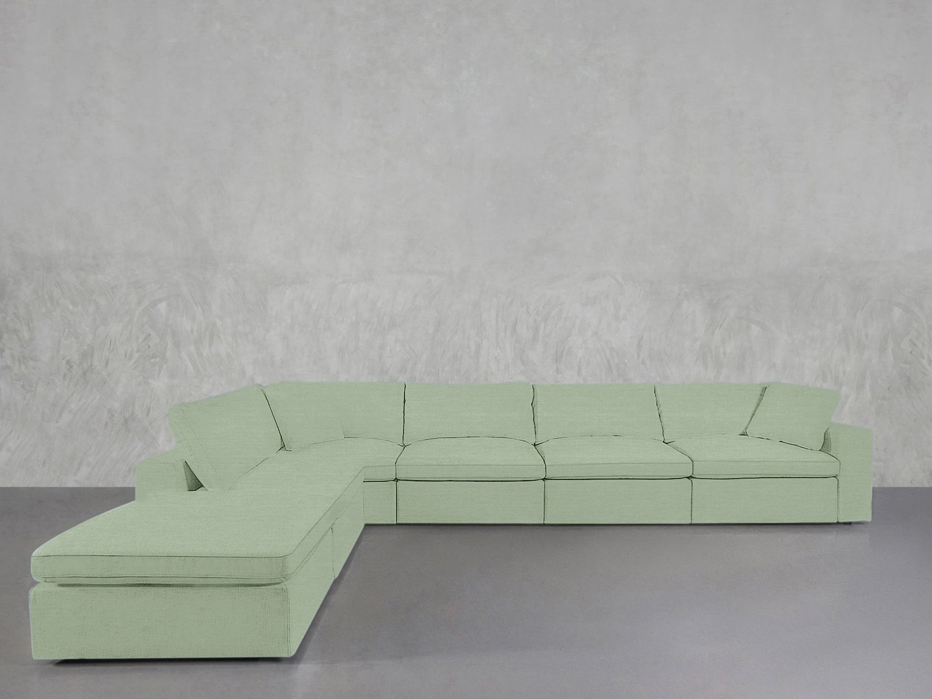 6-Seat Modular Corner Lounger Sectional - 7th Avenue