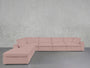 6 - Seat Modular Corner Lounger Sectional - 7th Avenue
