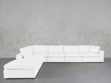 6 - Seat Modular Corner Lounger Sectional - 7th Avenue