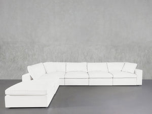 6 - Seat Modular Corner Lounger Sectional - 7th Avenue