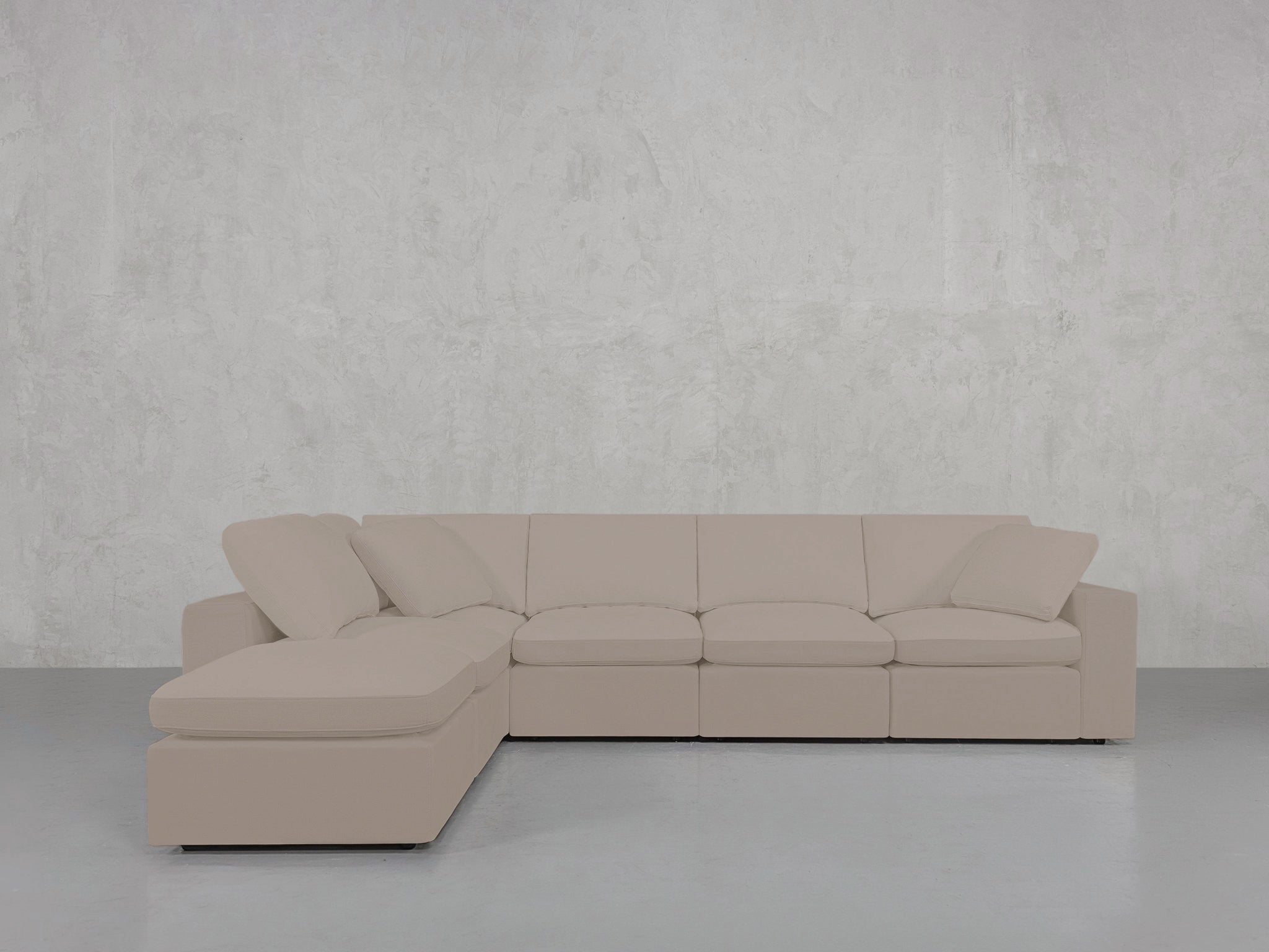 6-Seat Modular Corner Lounger Sectional