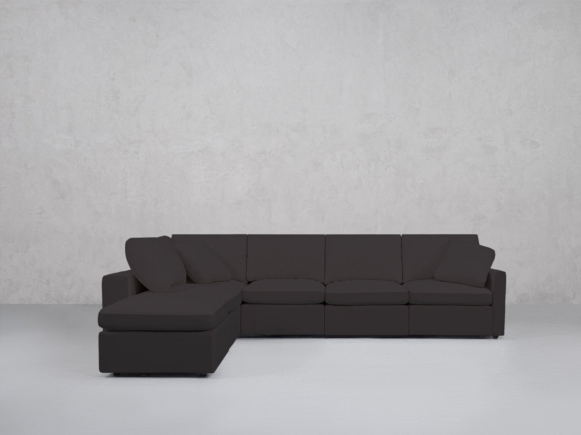 6-Seat Modular Corner Lounger Sectional (Thin Arms) - 7th Avenue