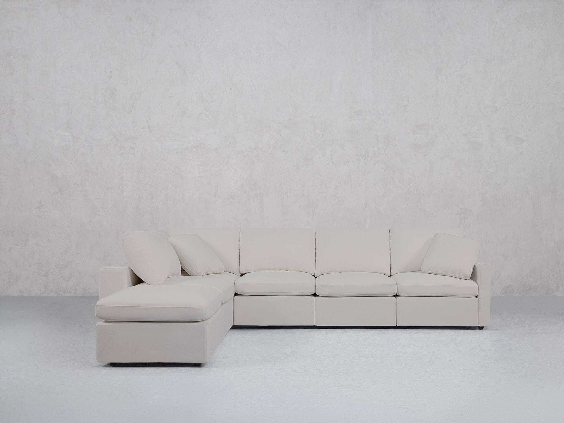 6-Seat Modular Corner Lounger Sectional (Thin Arms) - 7th Avenue