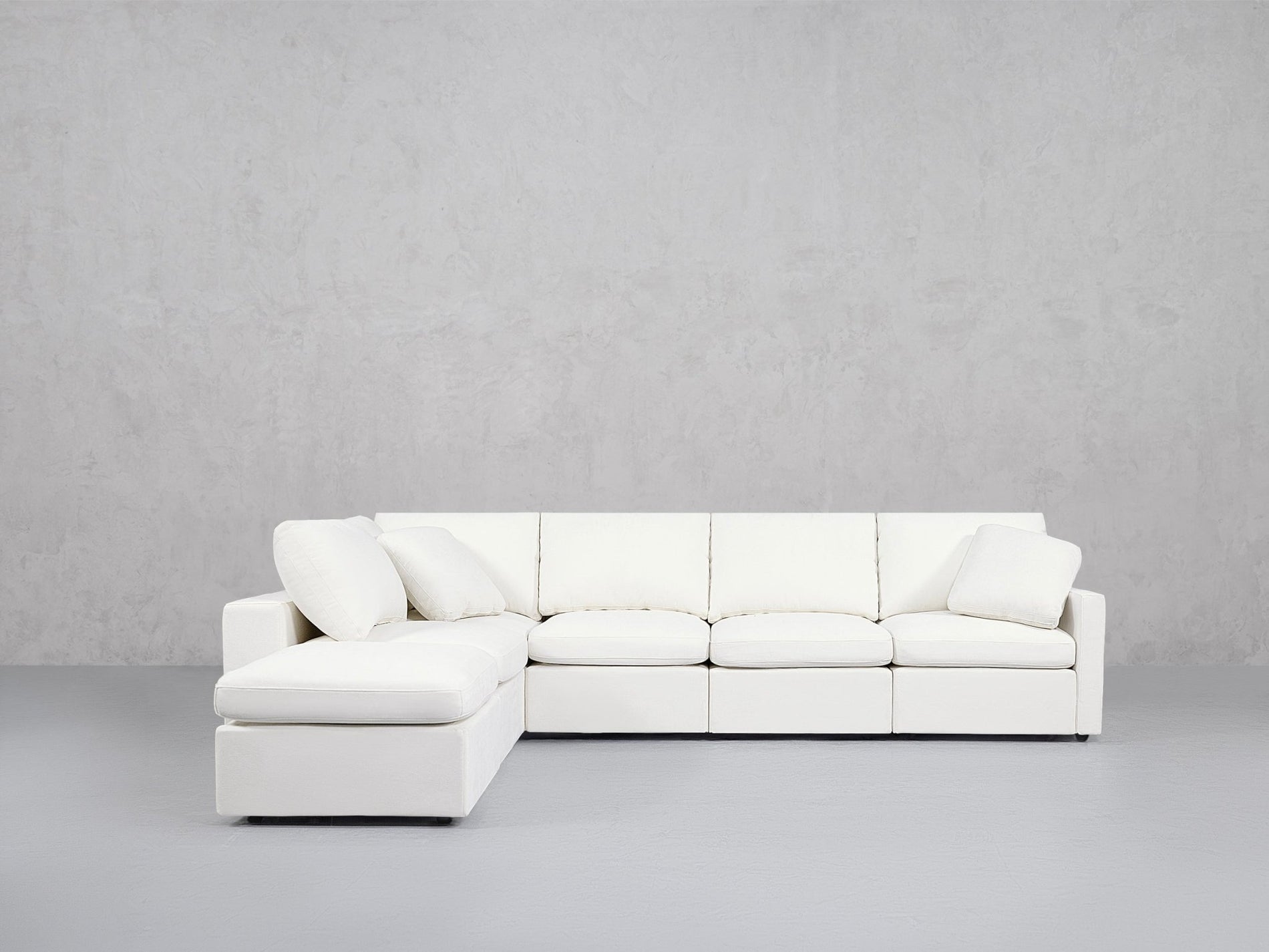 6-Seat Modular Corner Lounger Sectional (Thin Arms) - 7th Avenue