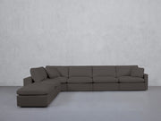 6-Seat Modular Corner Lounger Sectional (Thin Arms) - 7th Avenue