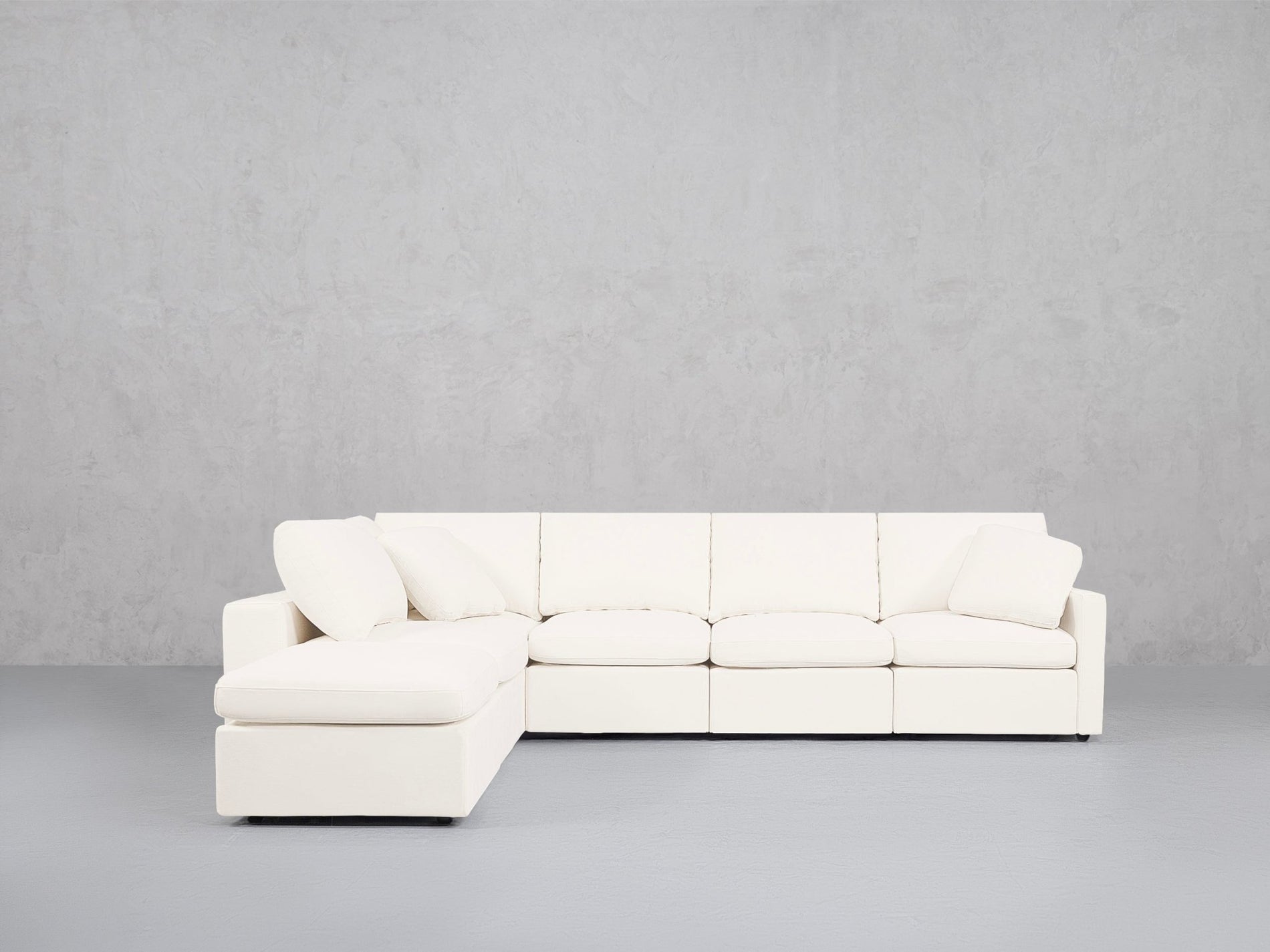 6-Seat Modular Corner Lounger Sectional (Thin Arms) - 7th Avenue