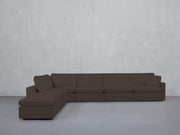 6-Seat Modular Corner Lounger Sectional (Thin Arms) - 7th Avenue