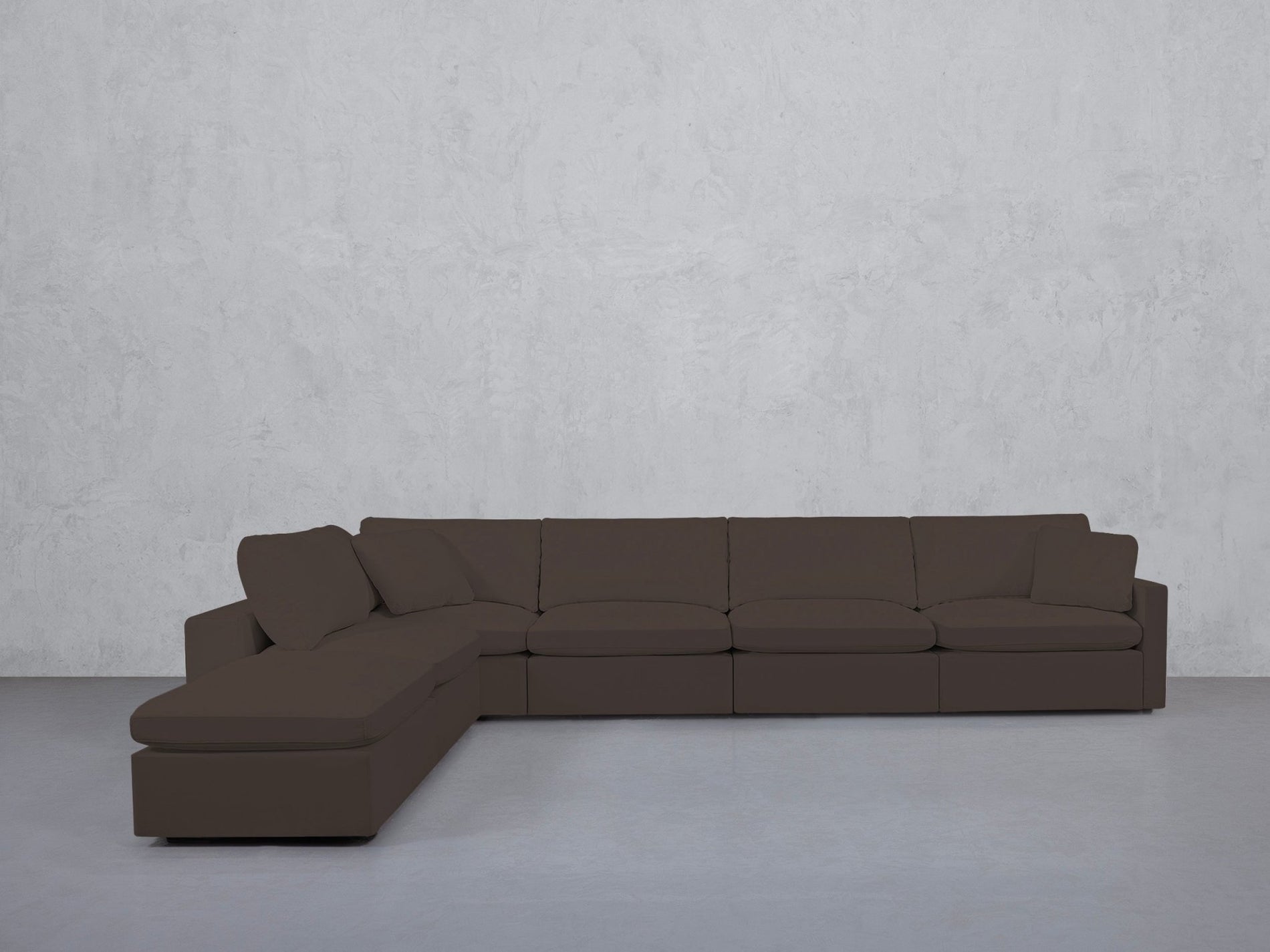 6-Seat Modular Corner Lounger Sectional (Thin Arms) - 7th Avenue