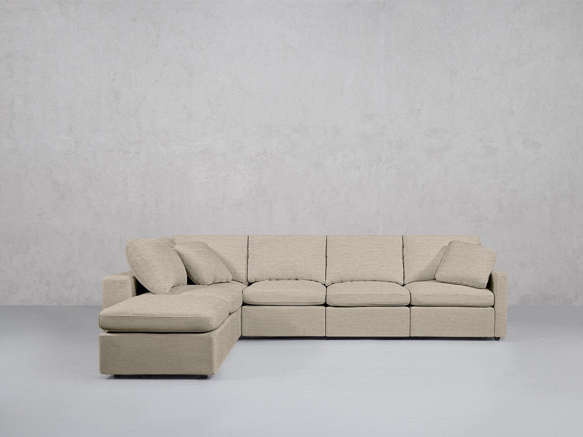 6-Seat Modular Corner Lounger Sectional (Thin Arms) - 7th Avenue