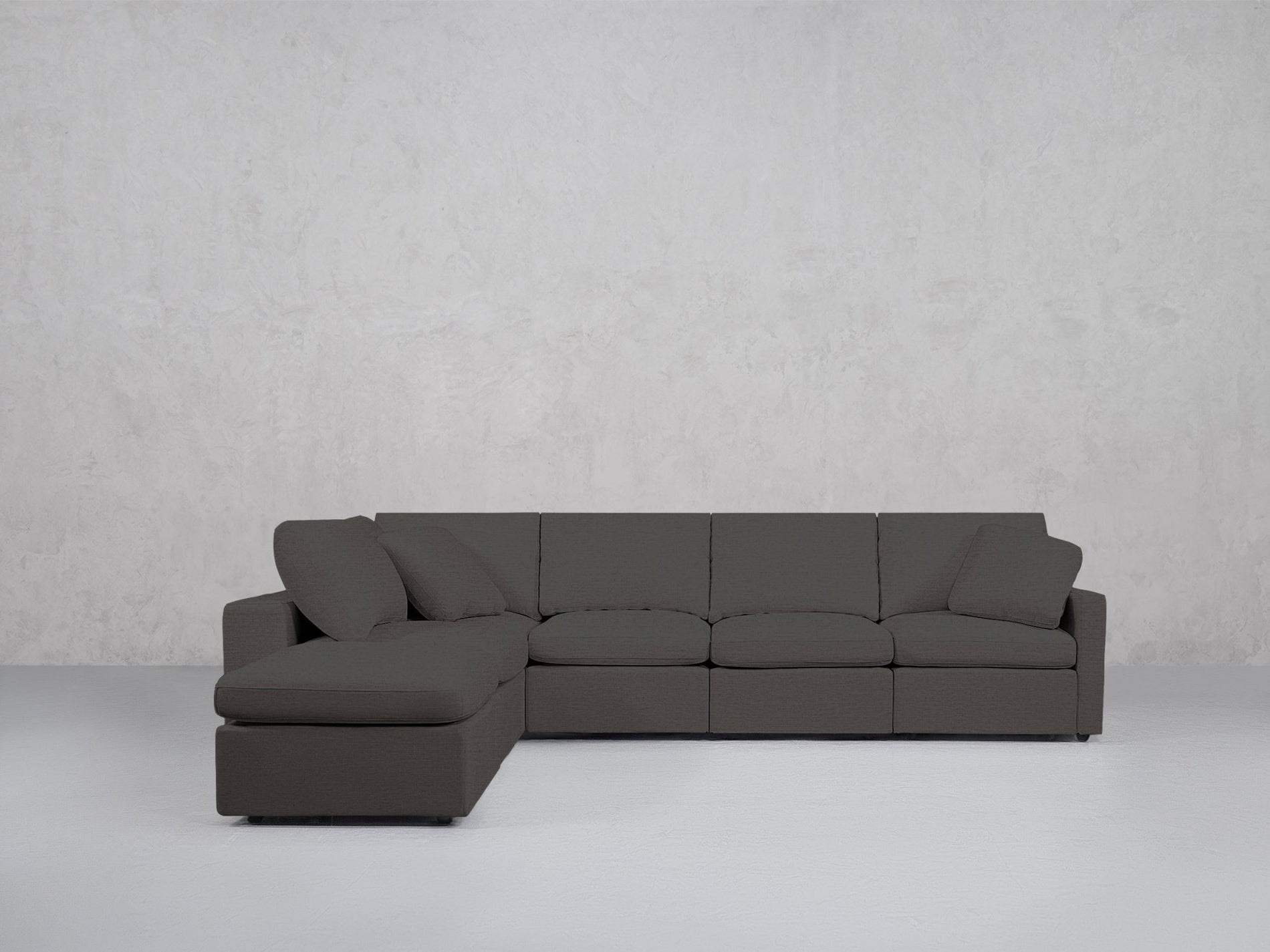 6-Seat Modular Corner Lounger Sectional (Thin Arms) - 7th Avenue