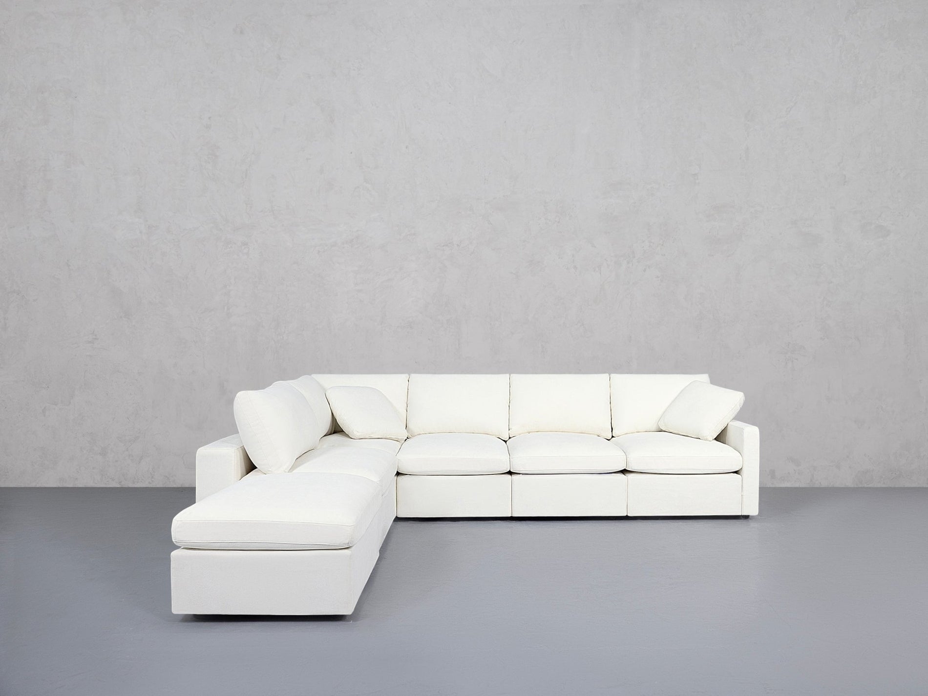 6-Seat Modular Corner Lounger Sectional (Thin Arms) - 7th Avenue