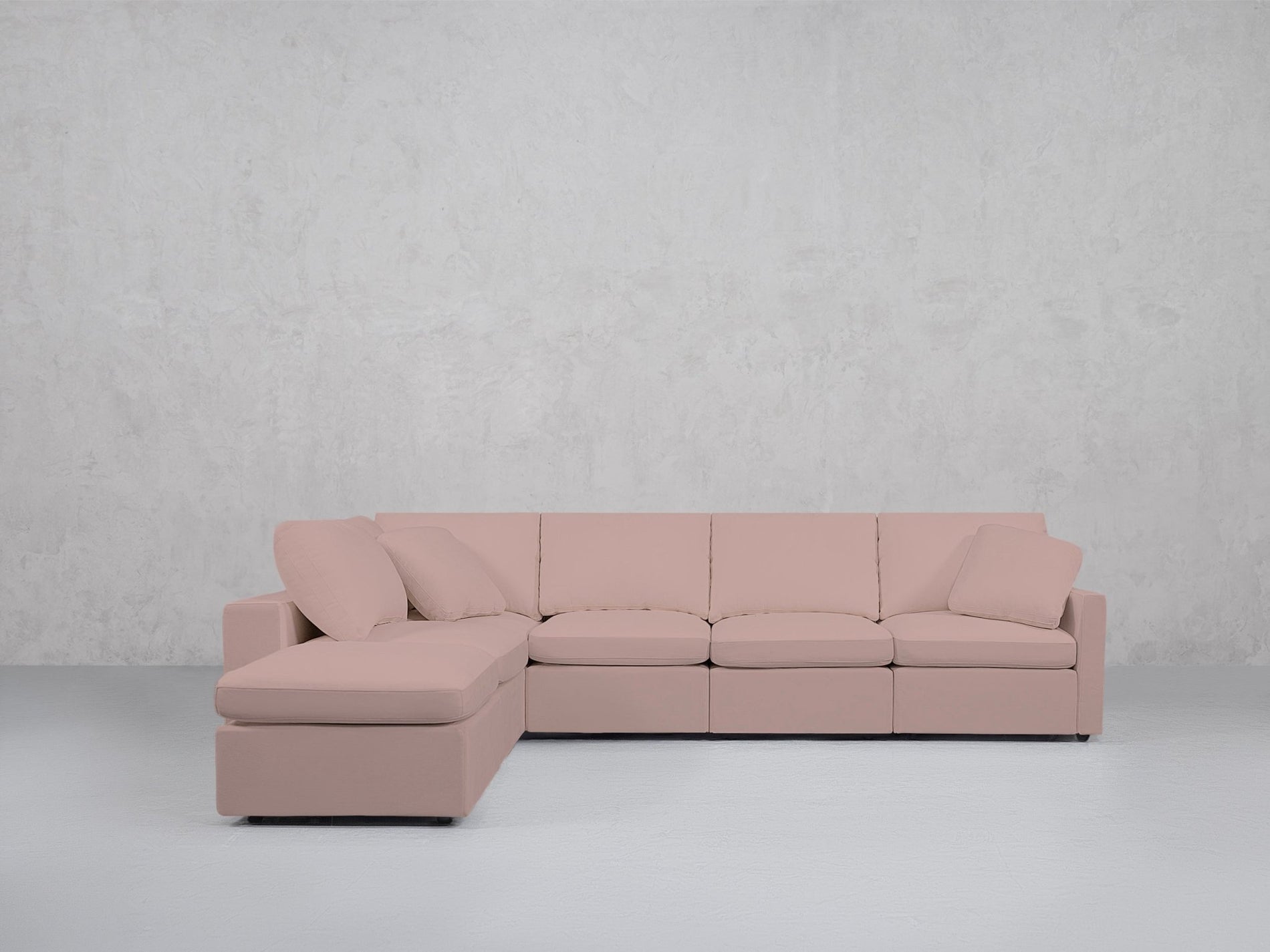 6-Seat Modular Corner Lounger Sectional (Thin Arms) - 7th Avenue