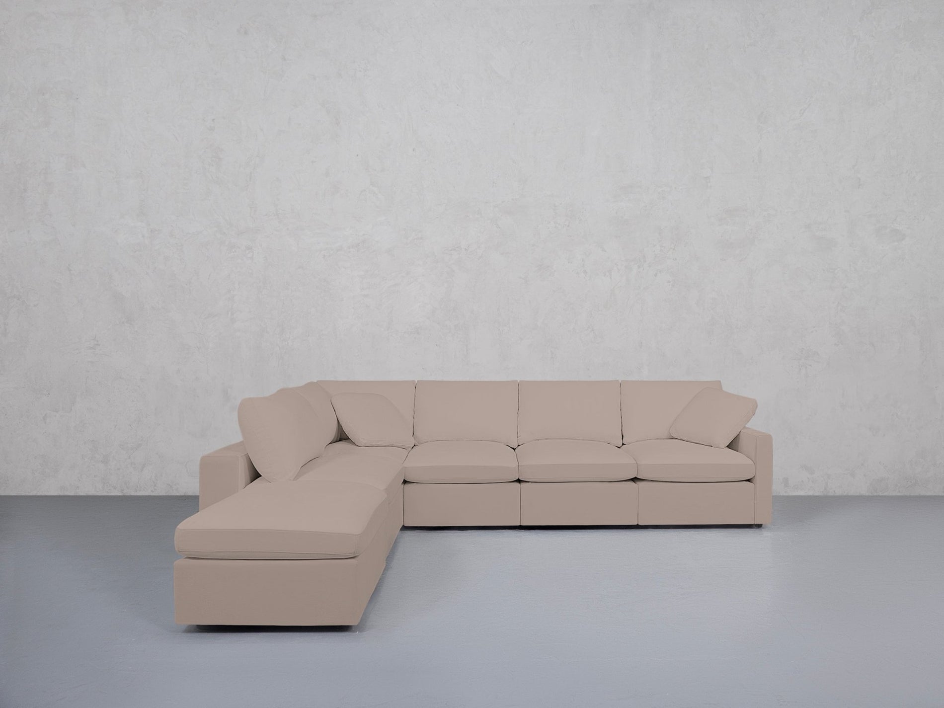 6-Seat Modular Corner Lounger Sectional (Thin Arms) - 7th Avenue