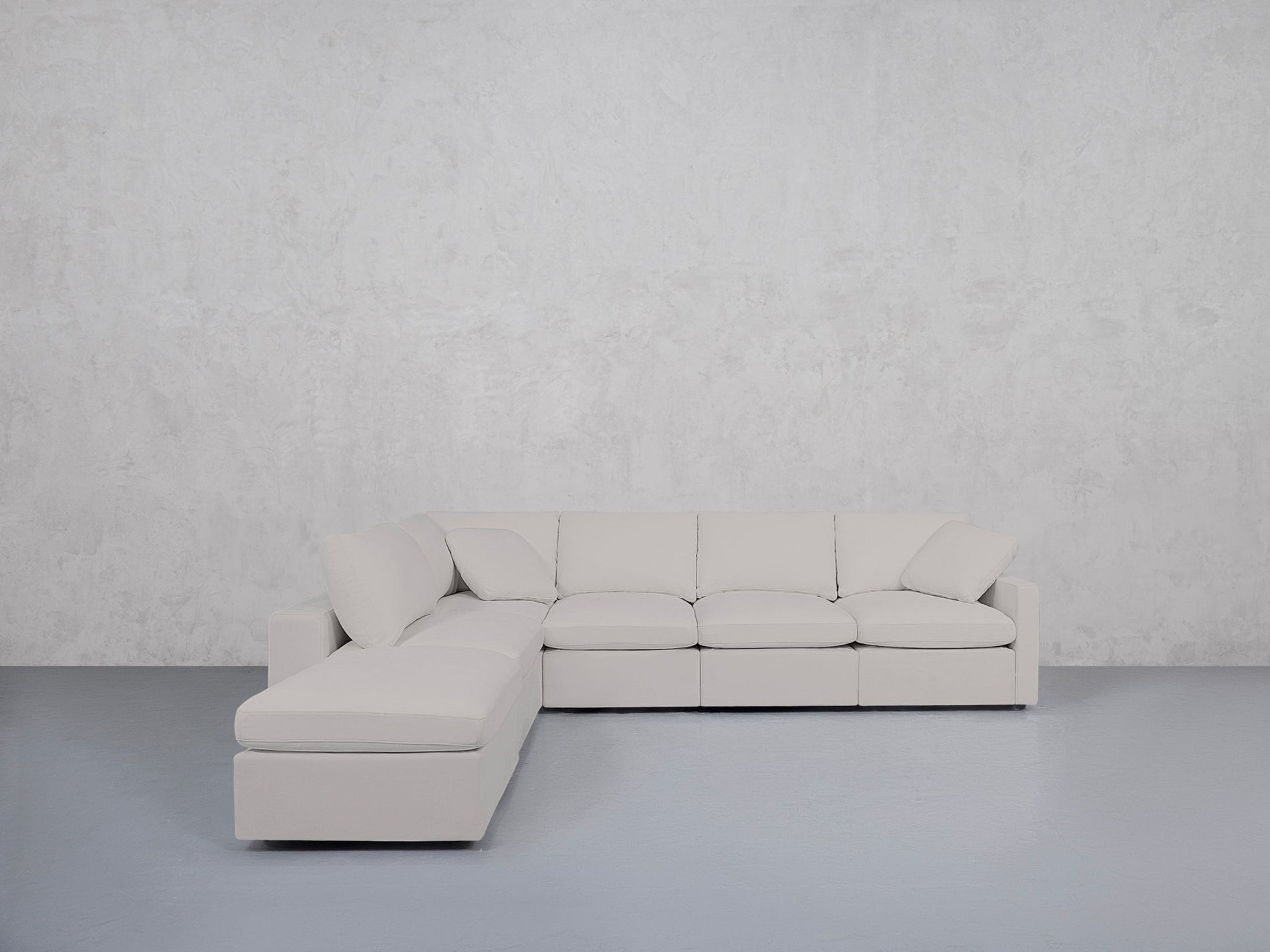 6-Seat Modular Corner Lounger Sectional (Thin Arms) - 7th Avenue