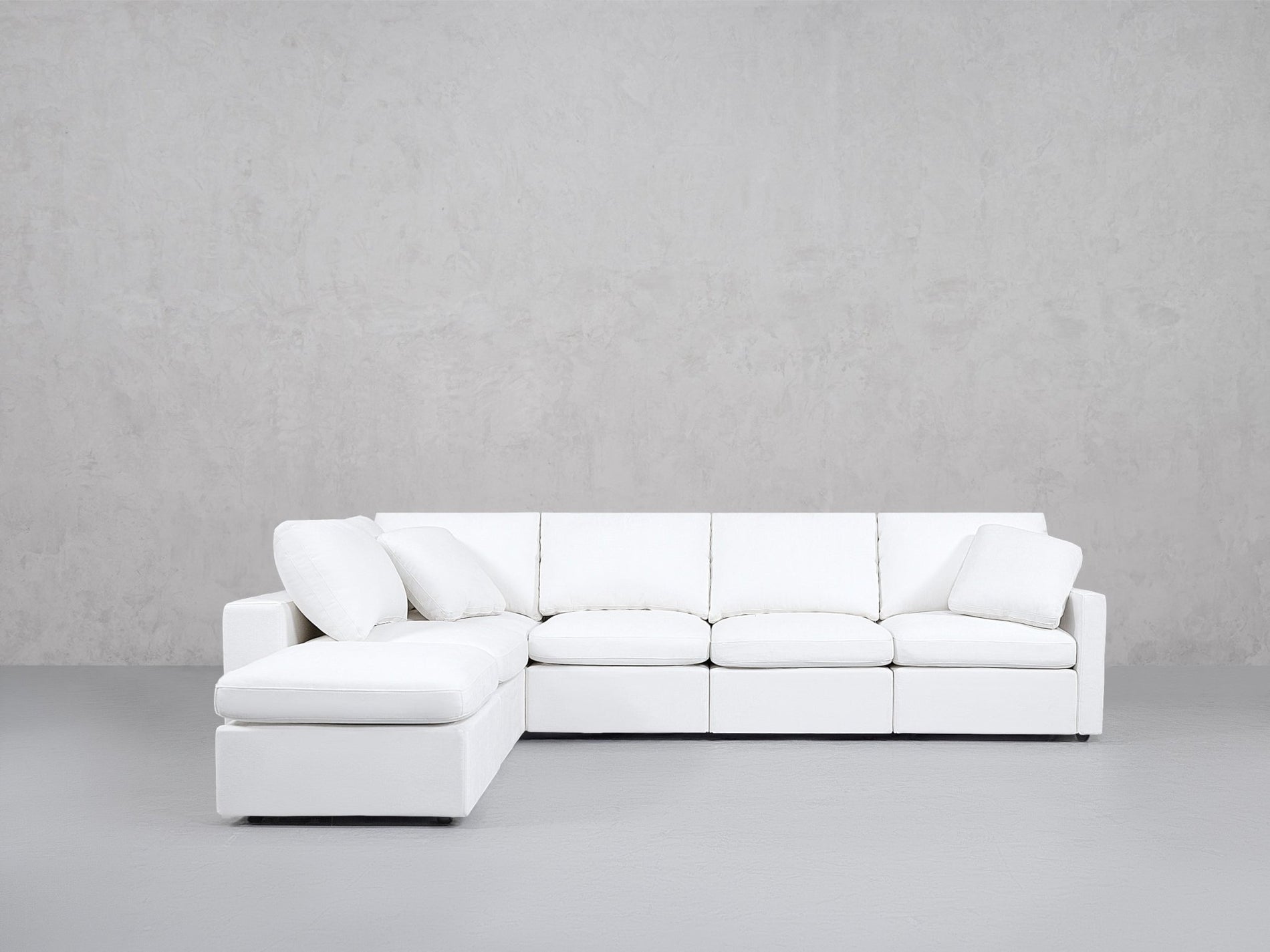 6-Seat Modular Corner Lounger Sectional (Thin Arms) - 7th Avenue
