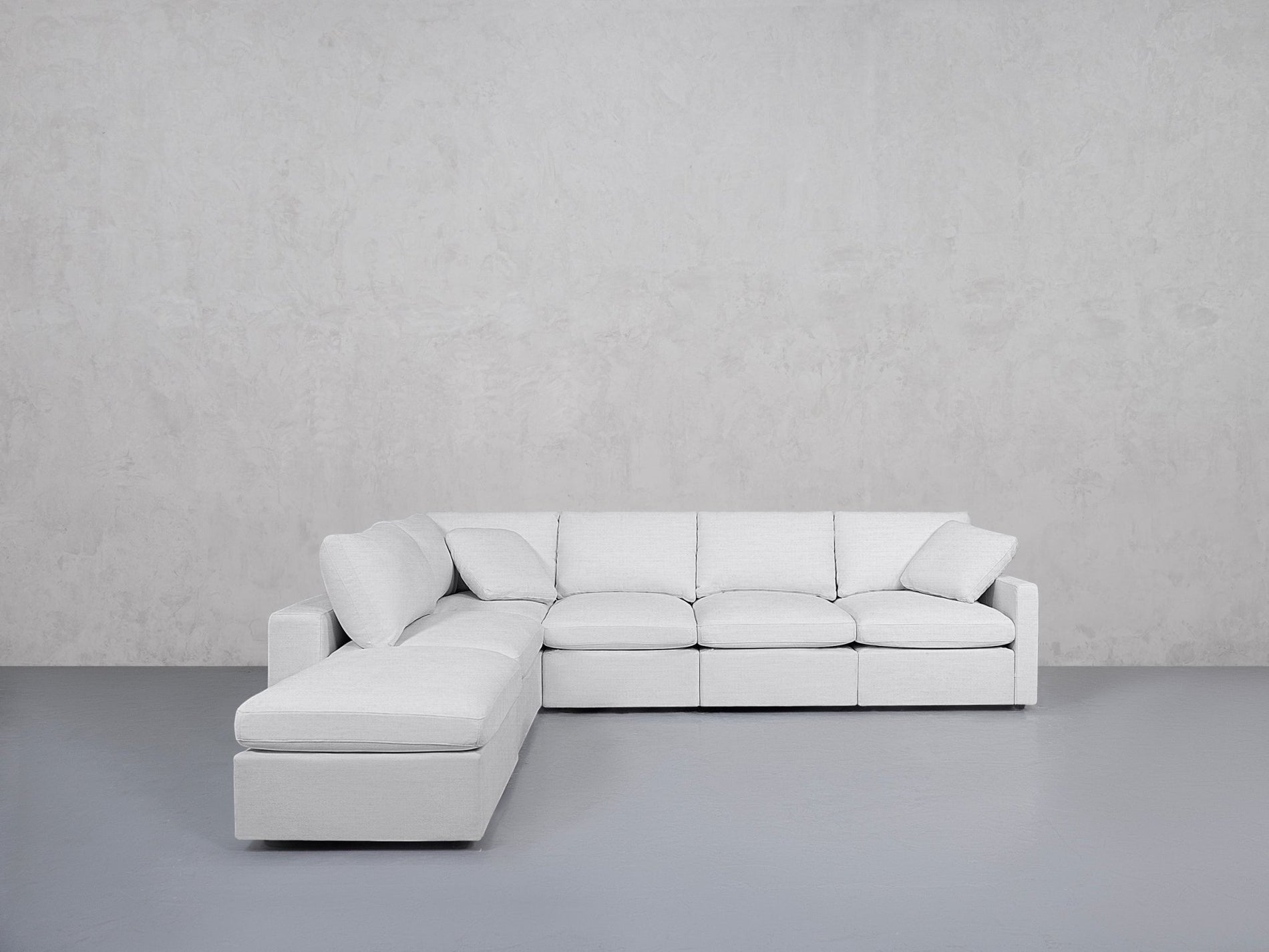 6-Seat Modular Corner Lounger Sectional (Thin Arms) - 7th Avenue