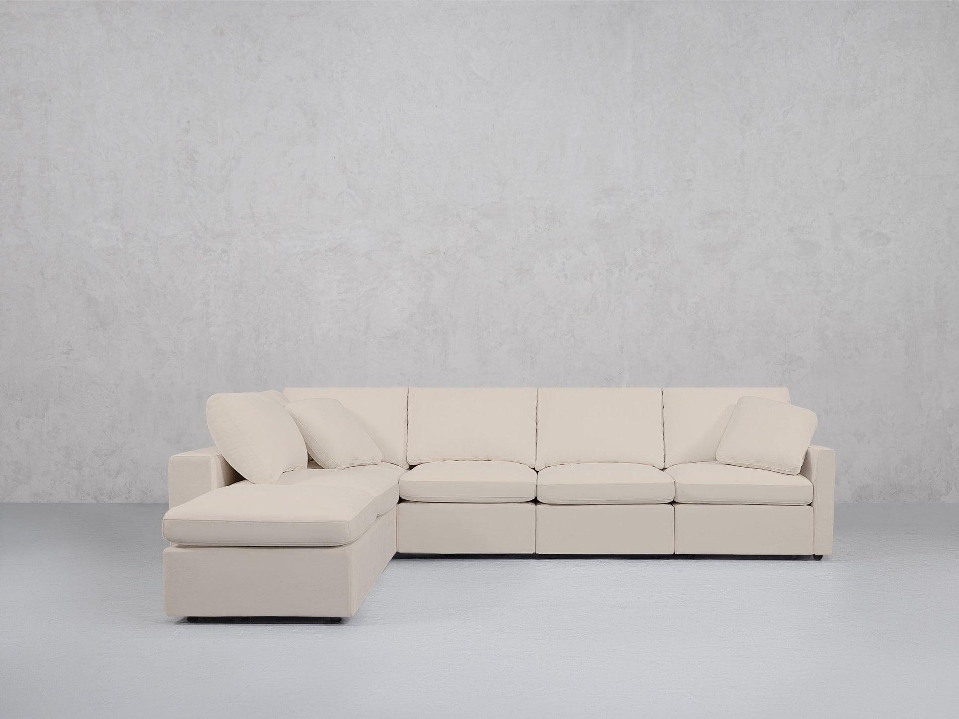 6-Seat Modular Corner Lounger Sectional (Thin Arms) - 7th Avenue