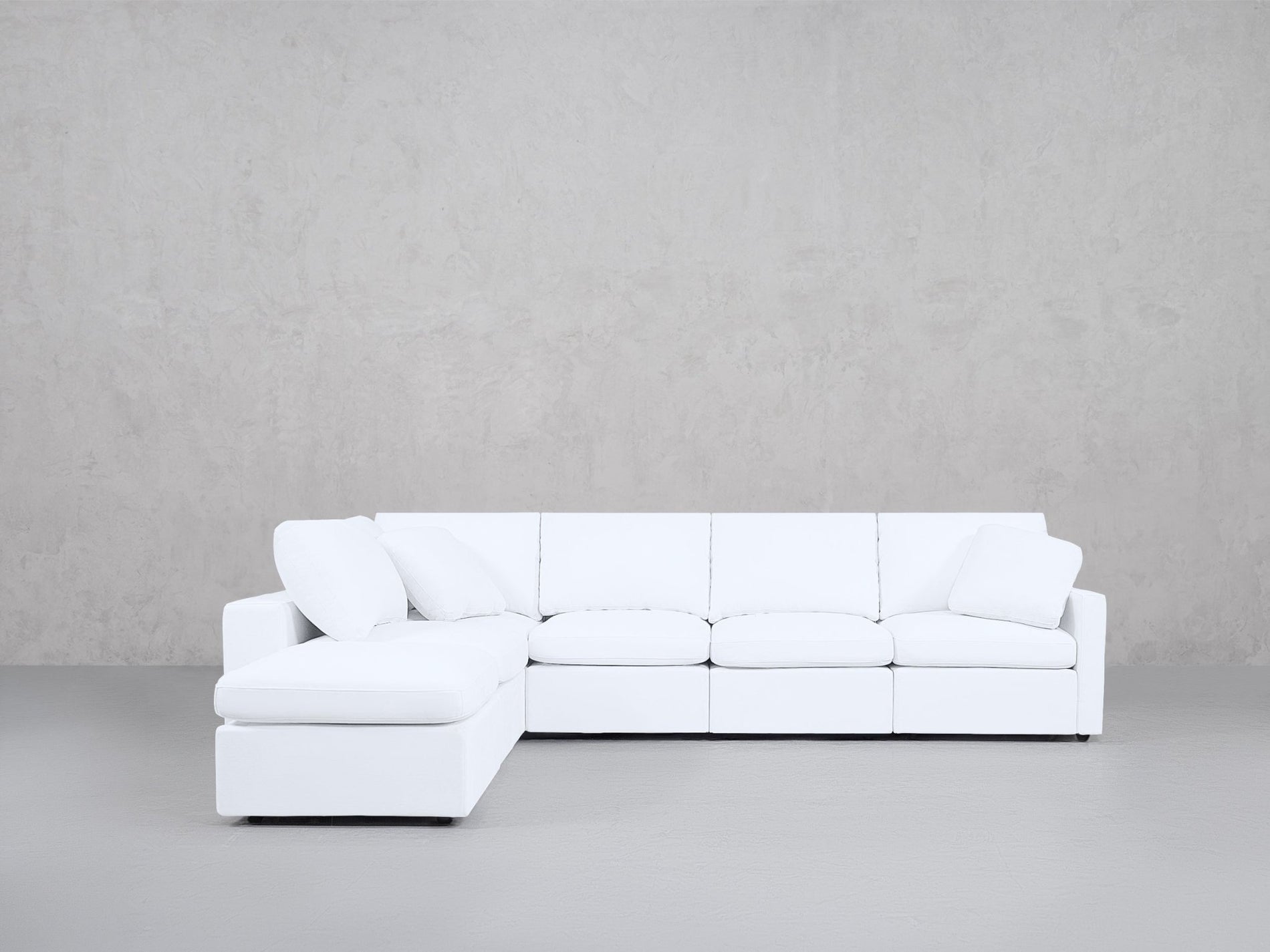 6-Seat Modular Corner Lounger Sectional (Thin Arms) - 7th Avenue