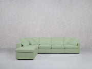 6-Seat Modular Corner Lounger Sectional (Thin Arms) - 7th Avenue