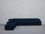 6-Seat Modular Corner Lounger Sectional (Thin Arms) - 7th Avenue