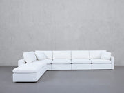 6-Seat Modular Corner Lounger Sectional (Thin Arms) - 7th Avenue