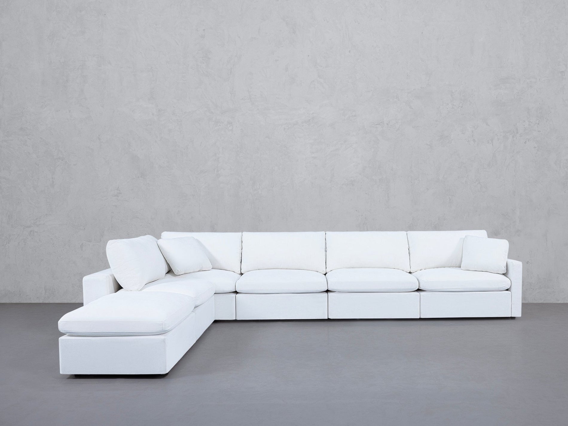 6-Seat Modular Corner Lounger Sectional (Thin Arms) - 7th Avenue
