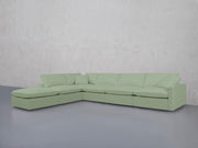 6-Seat Modular Corner Lounger Sectional (Thin Arms) - 7th Avenue