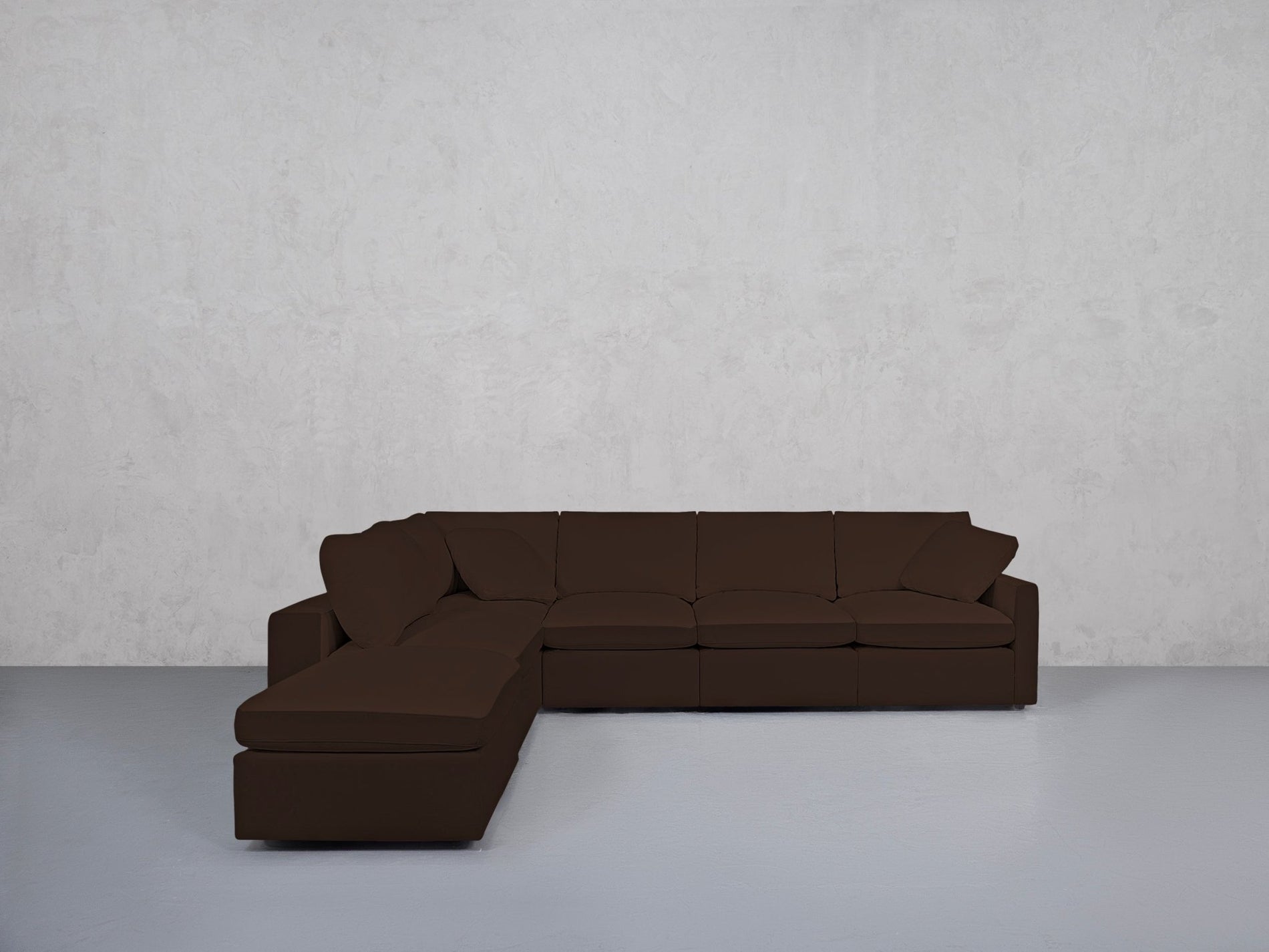 6-Seat Modular Corner Lounger Sectional (Thin Arms) - 7th Avenue